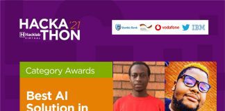 Binary Wolves - "Best AI Solution in the Healthcare". Members of the team are, Aaron Kibambe, Patience Mokokota, Janice Nsunza, and Tumelo Baloyi who are also all studying towards a Business Information Technology Diploma at UJ. Image: Supplied.