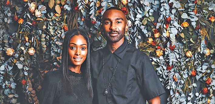 Bianca Naidoo and the late Riky Rick
