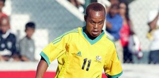 Down and out Jabu Mahlangu at