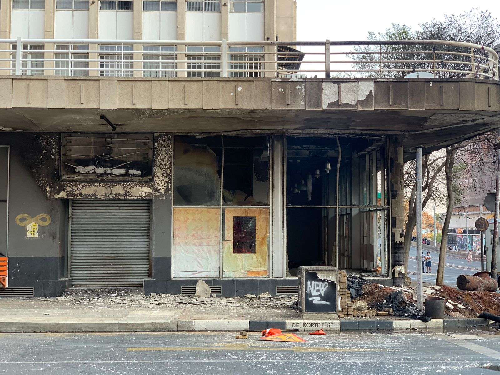 Braamfontein fire