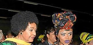 Winnie and Zoleka mandela