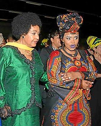 Winnie and Zoleka mandela