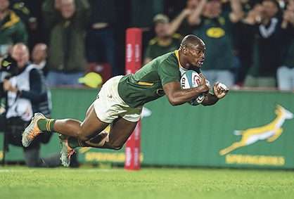 Springboks versus Scotland: Makazole Mapimpi