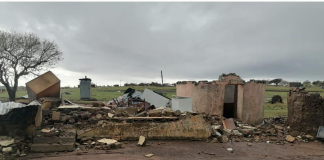 Flash floods in Ladysmith