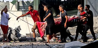 Israel bombing Gaza Strip