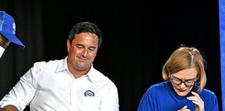 John Steenhuisen and Helen Zille