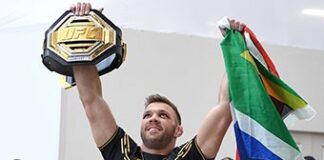 Dricus du Plessis smiling all the way to the bank after big UFC win