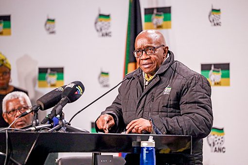 Snuki Zikalala (President of the ANC Veterans League)