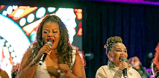 Anele Mdoda and Leleti Khumalo
