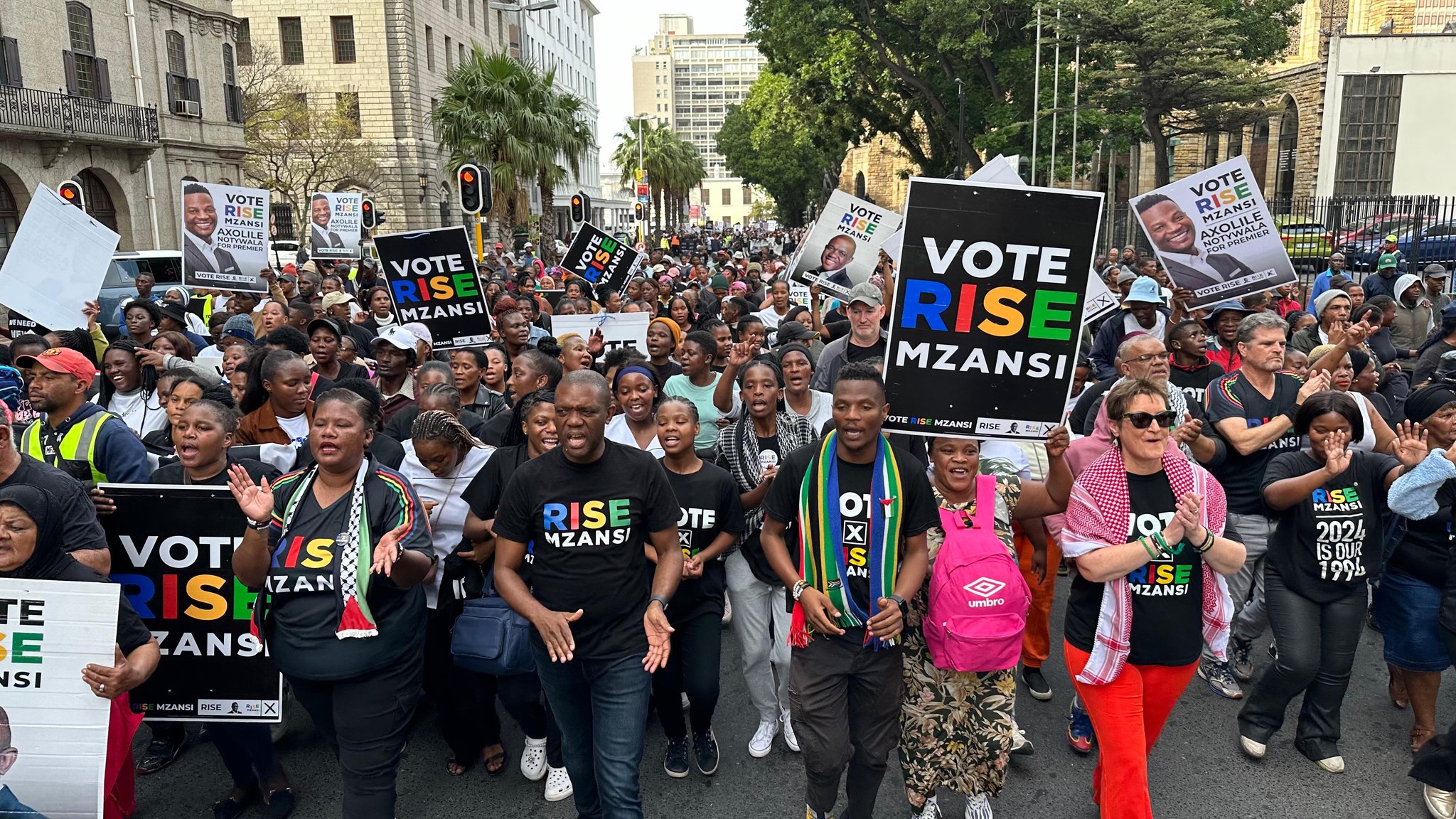 Rise Mzansi march