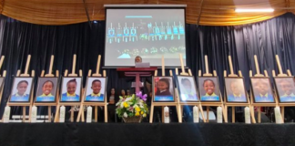 Mass funeral service for 10 of 11 pupils killed in horror crash