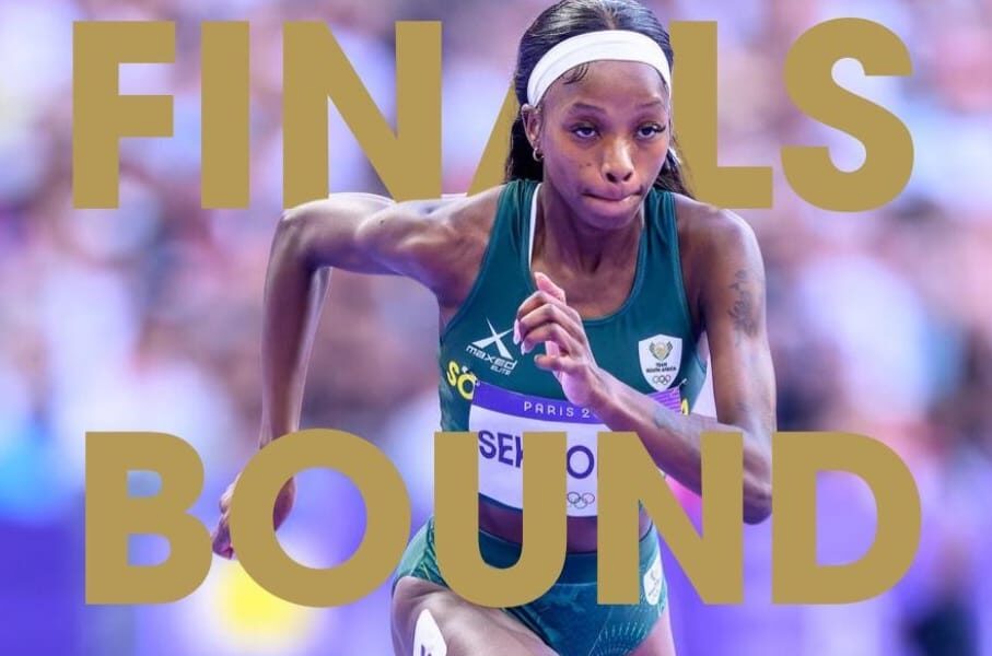 Athlete Prudence Sekgodiso wil represent the country in the 800 metre final in the Paris Olympics. /Twitter