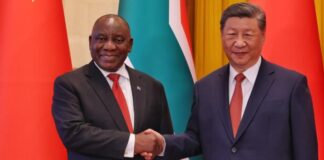 President Cyril Ramaphosa and Peple's Republic of China President Xi Jinping in Beijing, China