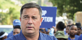 John Steenhuisen talks tough
