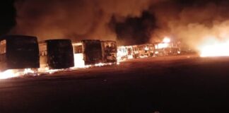 Putco buses torched