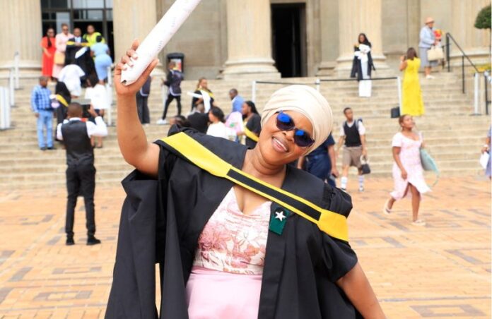 Wits catering supervisor Mndebele earns political studies degree