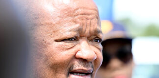 Police Minister Senzo Mchunu was in Mthatha to assess the flood damage.