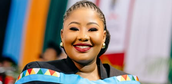 Musa Mseleku beams with pride as daughter Mpilo bags degree