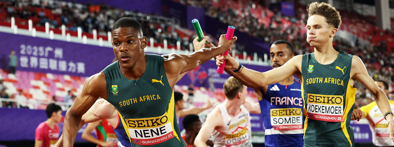 Hezekiel Sepeng on SA relay team