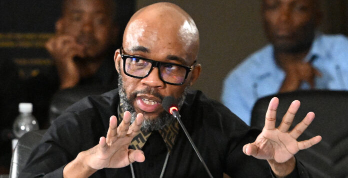 Vusimuzi Matlala in the dock