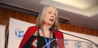Mary De Hass testifies before parliamentary committee