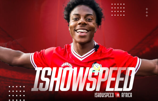 Africa viewed from IShowSpeed's perspective