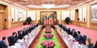 British PM meets Chinese president