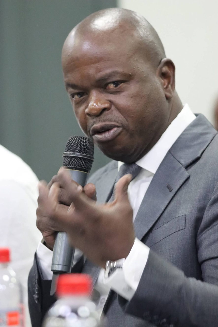 North West Premier Lazarus Mokgosi delivers the keynote address at the launch of the Provincial Growth and Development Strategy, outlining plans to drive inclusive economic growth and job creation.