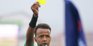 Somali referee Omar Abdulkadir Artan