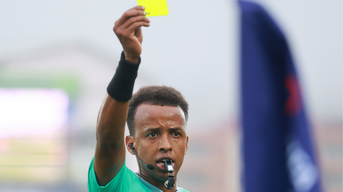 Somali referee Omar Abdulkadir Artan