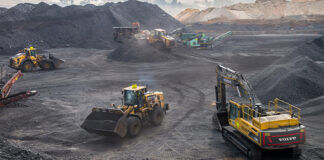 Exterior view of Exxaro Belfast Coal Mine facility in Mpumalanga