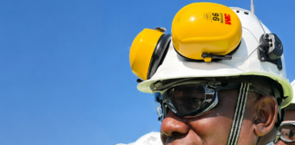 Cyril Ramaphosa teases Ronald Lamola's dark complexion at Sasol coal site