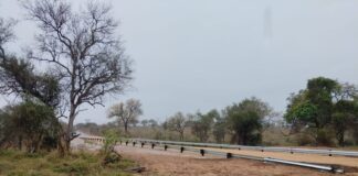 Roads were washed away or severely damaged